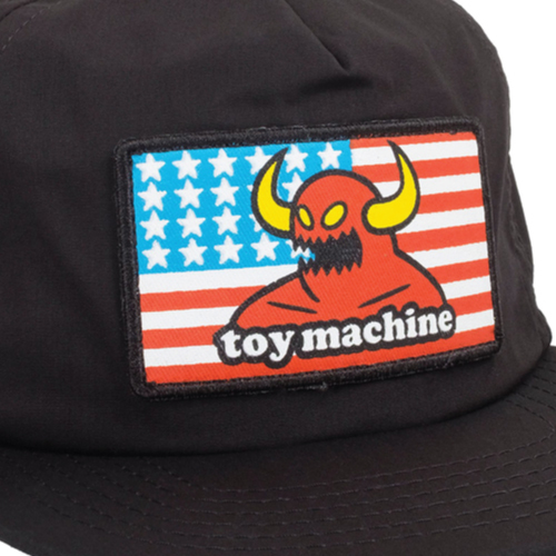 Toy Machine Hat American Monster Unst Cap Black