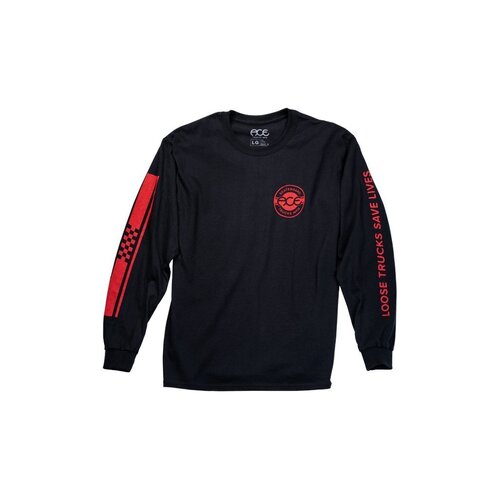 Ace LS Tee Retro Jersey Black