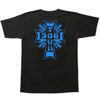 Dogtown Tee Cross Logo Black/Blue