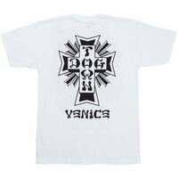 Dogtown Tee (XL) Cross Logo Venice White/Black