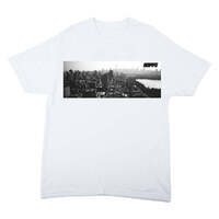 Hopps Tee NYC Skyline White