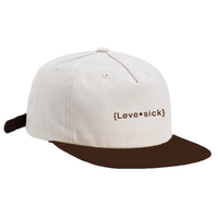 Lovesick Hat Logo White/Brown