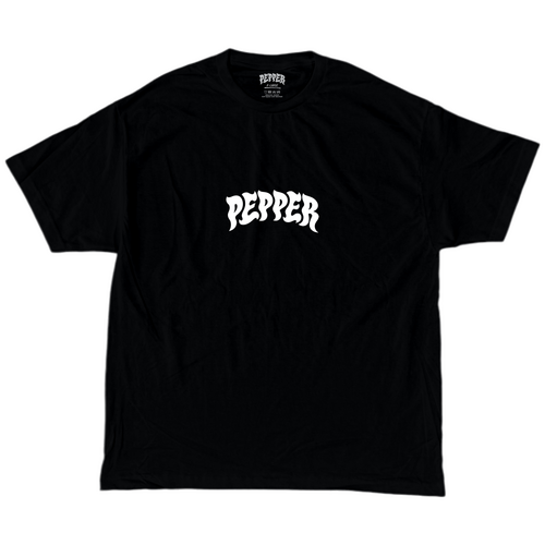 Pepper Tee Logo Black