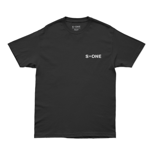 S-One Tee Pocket Logo Black