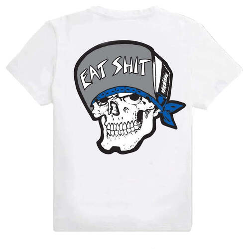 Suicidal Skates Tee Eat Shit White