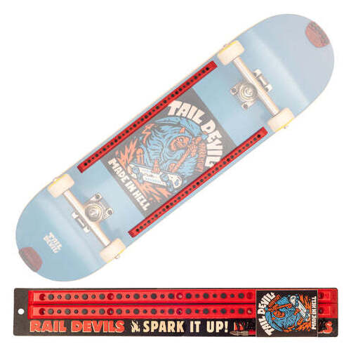 Rail Devil Sparking Skateboard Rails Tail Devil