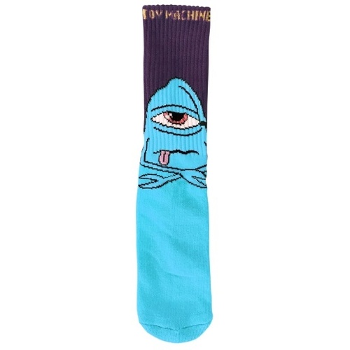 Toy Machine Socks Bored Sect Crew Blue 2