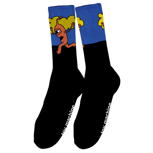 Toy Machine Socks Early Sect Black