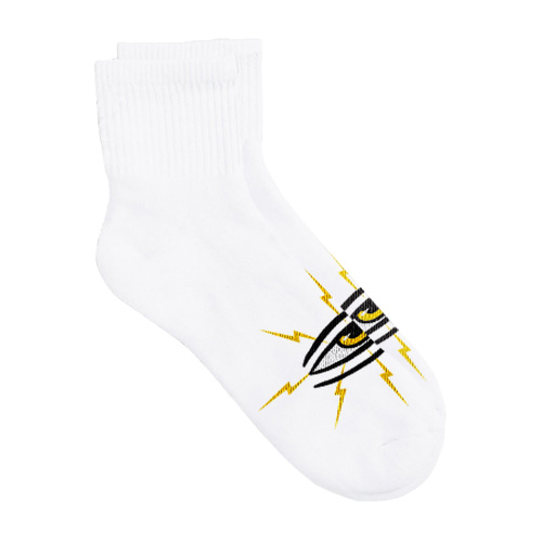 Toy Machine Socks Lightening Eye White