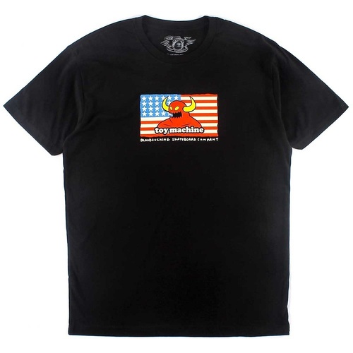 Toy Machine Tee American B.S.C. Tee Black