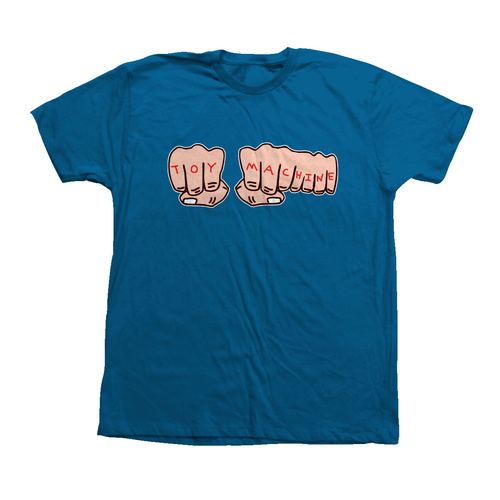 Toy Machine Tee Fists Blue