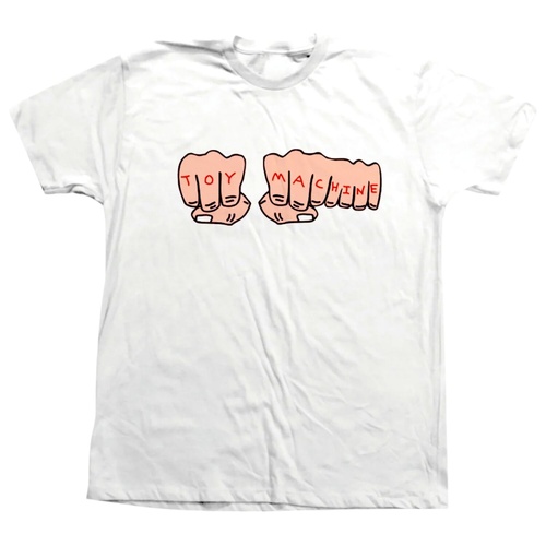 Toy Machine Tee Fists White