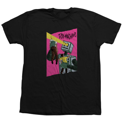 Toy Machine Tee Robot Horror Black