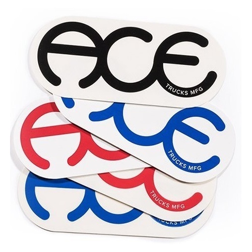 Ace Sticker 6" Rings Logo (5 Pack)