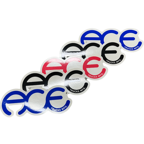 Ace Sticker 5" Rings Die Cut (5 Pack)