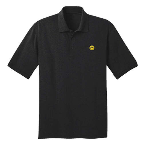 Ace Polo (S) Feelz Logo Black