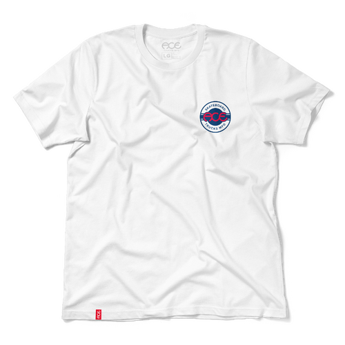 Ace Tee (S) Seal Logo White