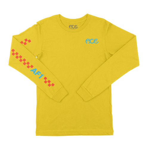 Ace LS Tee (S) Paddock Gold