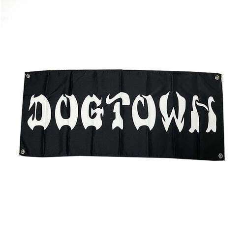 Dogtown Bar Flag Logo Black/White