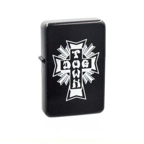 Dogtown Lighter Cross Logo Flip Top Black/White