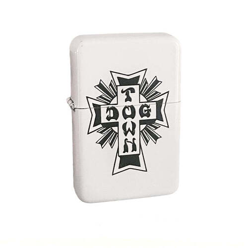 Dogtown Lighter Cross Logo Flip Top White/Black