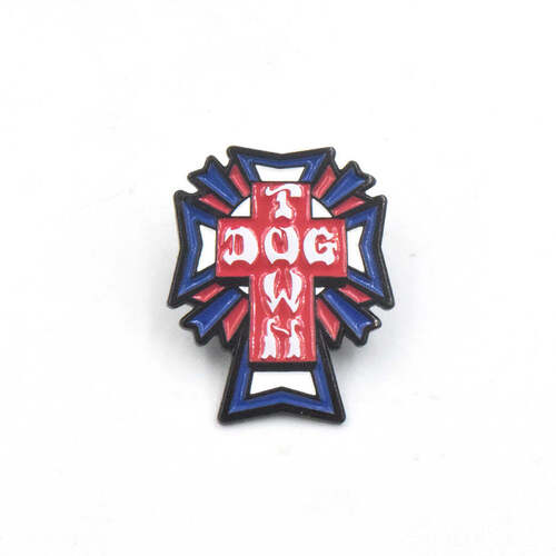 Dogtown Pin Cross Logo USA