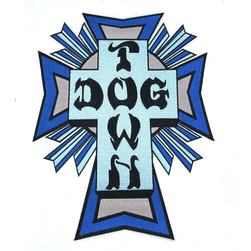 Dogtown Patch Cross Logo Blue (Large) 