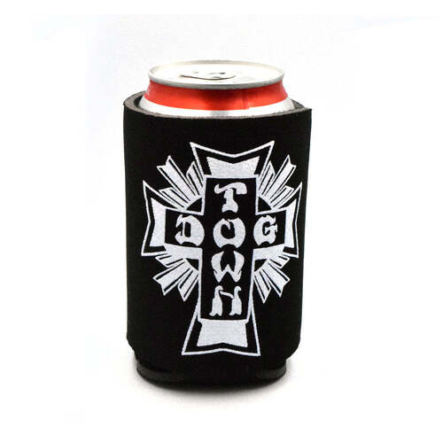 Dogtown Stubby Cooler DT Cross Logo Black