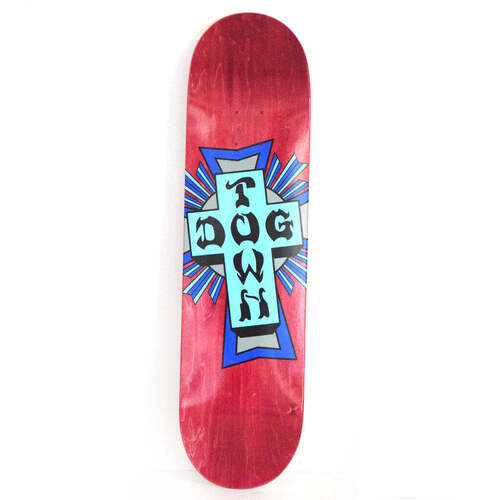 Dogtown Deck 8.0 Cross Logo Assorted Stains/Assorted Cross