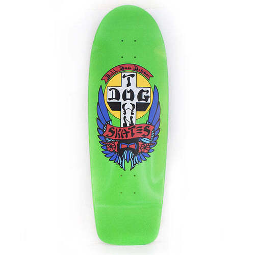 Dogtown Deck 10.0 Bull Dog OG 70s Rider Lime Green 