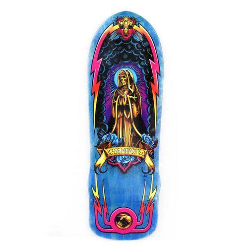 Dogtown Deck 10.0 Guadalupe Handshake/Jesse Martinez 1987 Reissue Dark Blue Stain