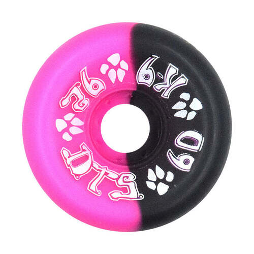 Dogtown K-9 Wheels 60mm (92a) 80s Black/Pink 50/50