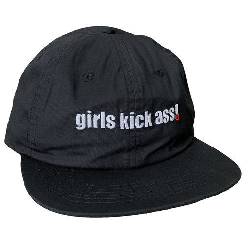 Foundation Hat Girls Kick Ass Black