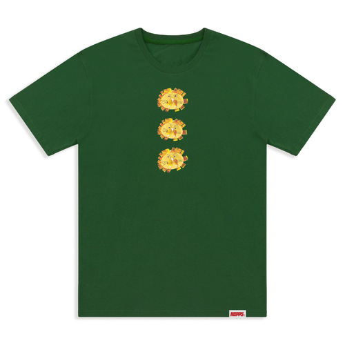 Hopps Tee (M) 3 Lions Millitary Green