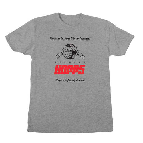 Hopps x Daptone Records Tee (S) 20 Years Heather Grey