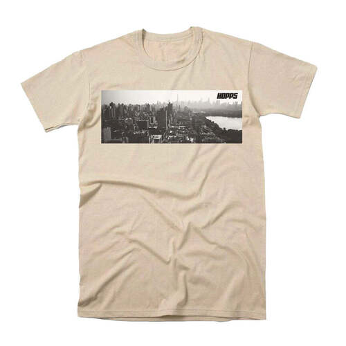 Hopps Tee (S) NYC Skyline Sand