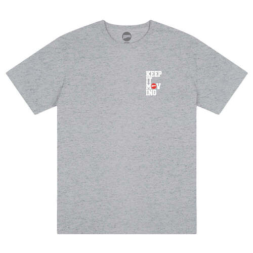 Hopps Tee (S) Keep It Moving Heathey Grey