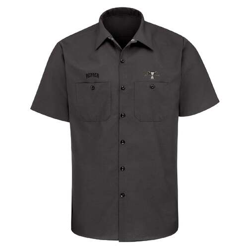 Pepper Work Shirt (S) Andrew Allen Black