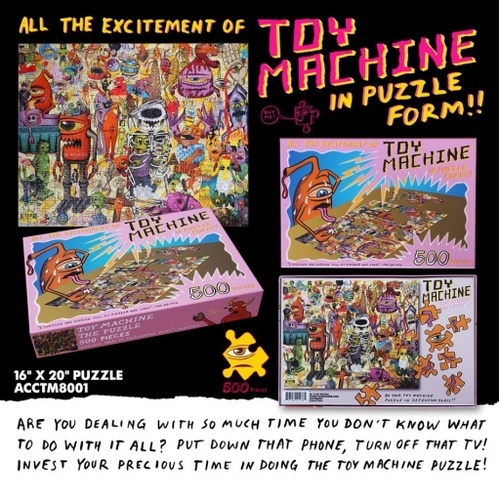 Toy Machine The Puzzle 500Pc Multi Coloured