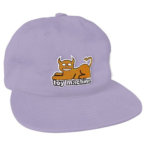 Toy Machine Hat Devil Cat Lavender