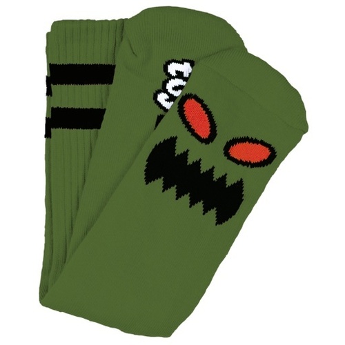 Toy Machine Socks Monster Face Sock Moss