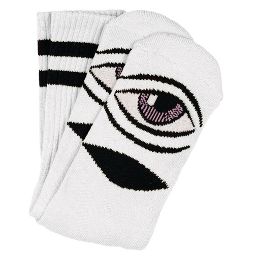 Toy Machine Socks Sect Eye Sock III Sock White