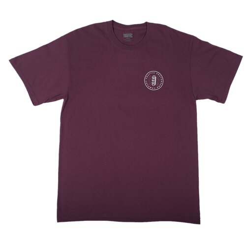 Traffic Tee (S) Burst Eggplant