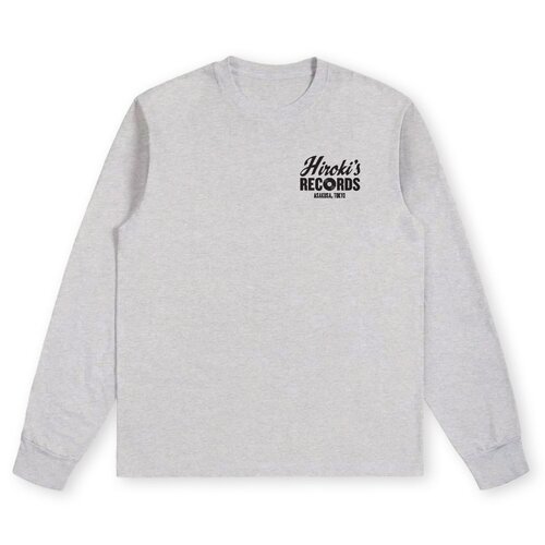 Traffic LS Tee (S) Hiroki's Records Ash