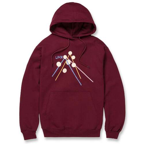 Uma Hoodie (M) Sticks Maroon